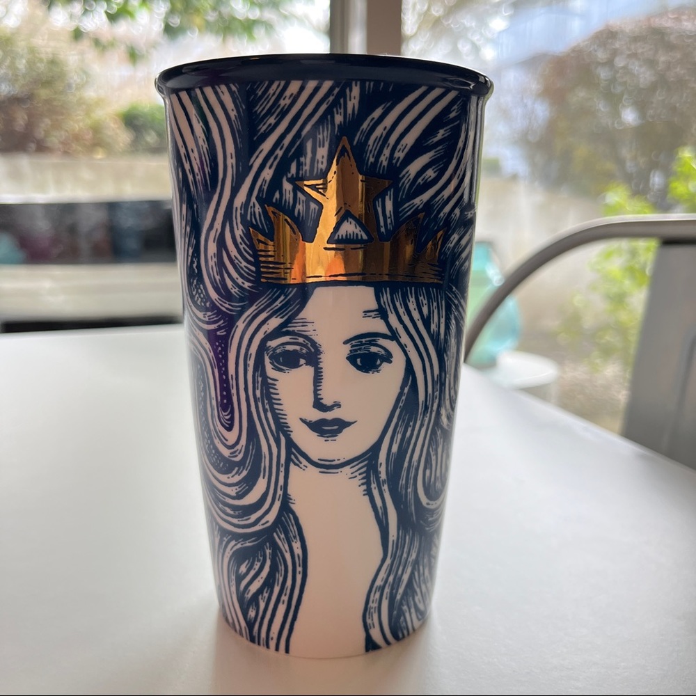 Starbucks siren ceramic hot cup